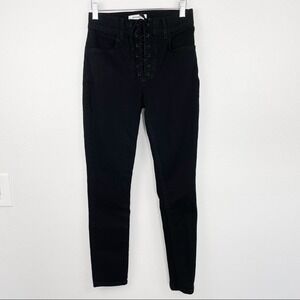 Reformation Black Jaden High Rise Denim Jeans